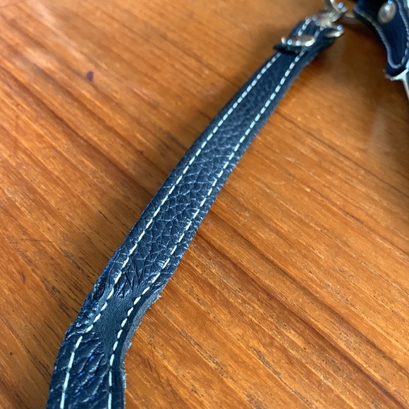 Vera Pelle white pebbled Italian leather bag - Picture 7 of 7